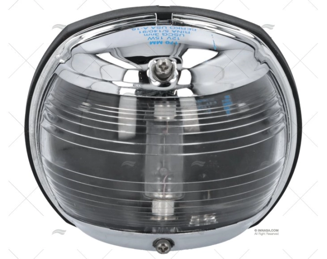 LUZ PERKO VERTICAL TOPE CROMADA 12V LUZ PERKO VERTICAL TOPE CROMADA 12V