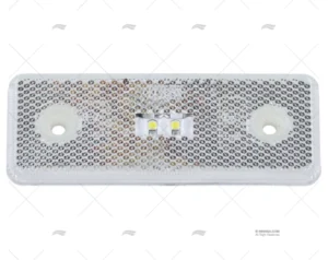 LUZ POSICION BLANCA LED 110x42x9mm 12/24 LUZ POSICION BLANCA LED 110x42x9mm 12/24