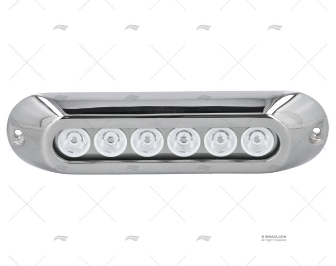 LUZ SUMERGIBLE AZUL 12-28V INOX 6L LUZ SUMERGIBLE AZUL 12-28V INOX 6L