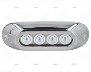 LUZ SUMERGIBLE BLANCO 12-28V INOX 4L