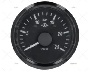 MANOMETRO VDO SVW 25BAR 10-184 52mm MANOMETRO VDO SVW 25BAR 10-184 52mm
