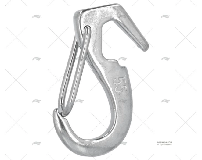 MOSQUETON INOX 55mm MOSQUETON INOX 55mm