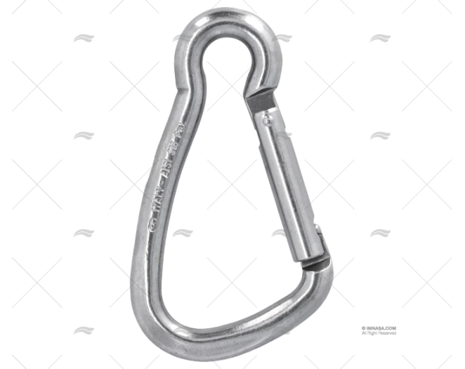 MOSQUETON SIN OJO 125 INOX HARNESS KONG MOSQUETON SIN OJO 125 INOX HARNESS KONG