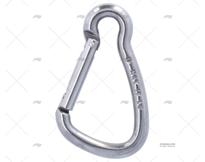 MOSQUETON SIN OJO 85mm INOX HARNES KONG MOSQUETON SIN OJO 85mm INOX HARNES KONG