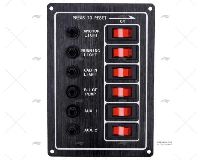 PANEL CONTROL INT.ILUMIN. Y DESCONECTADO PANEL CONTROL INT.ILUMIN. Y DESCONECTADO