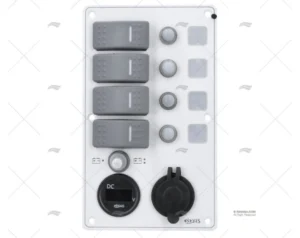 PANEL INT. 4P 12/24V 114x191x75mm USB+VL PANEL INT. 4P 12/24V 114x191x75mm USB+VL