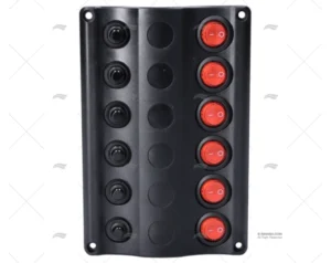 PANEL INTERRUPTOR 12V LED 6 PANEL INTERRUPTOR 12V LED 6
