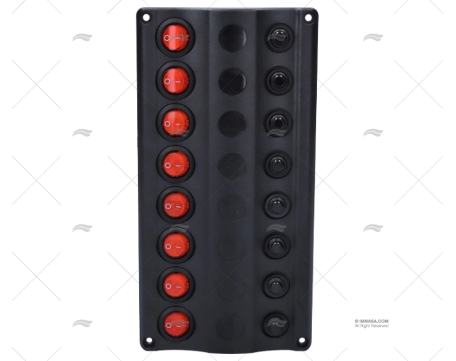 PANEL INTERRUPTOR 8P 12V 107×210 PANEL INTERRUPTOR 8P 12V 107×210