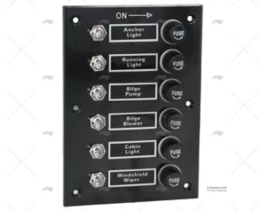 PANEL INTERRUPTOR C/INTERR. Y 6 FUSIBLES PANEL INTERRUPTOR C/INTERR. Y 6 FUSIBLES