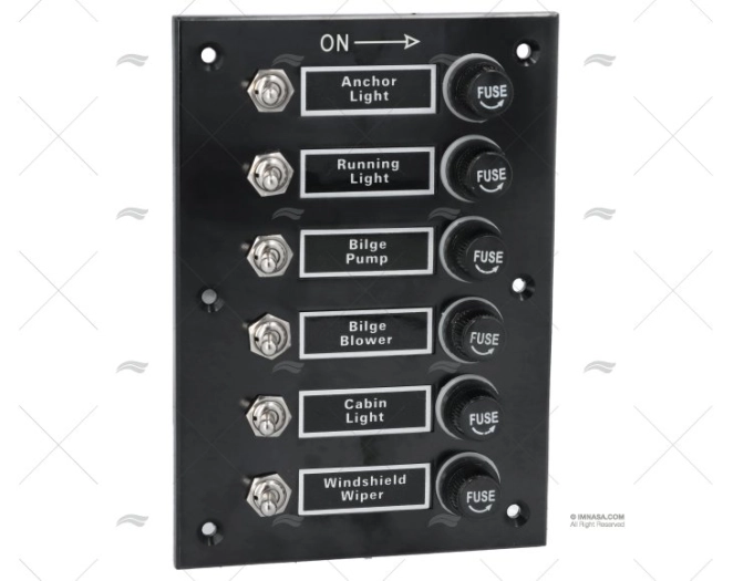 PANEL INTERRUPTOR C/INTERR. Y 6 FUSIBLES PANEL INTERRUPTOR C/INTERR. Y 6 FUSIBLES