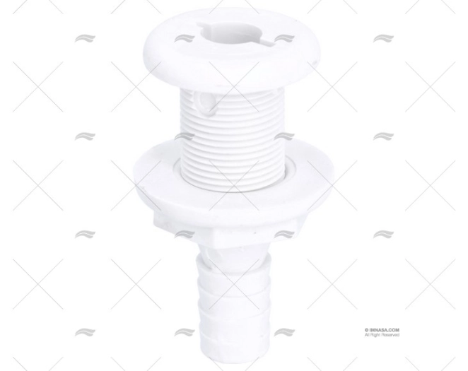 PASACASCO EN PVC BLANCO 3/4″x18mm PASACASCO EN PVC BLANCO 3/4″x18mm
