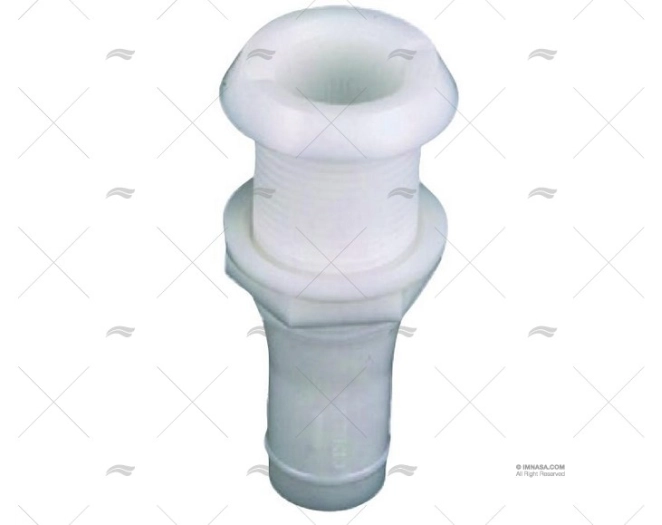 PASACASCO PARA TUBO 5/8 BLANCO PERKO PASACASCO PARA TUBO 5/8 BLANCO PERKO