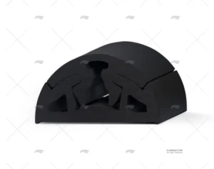 PERFIL PVC BINO H 40  NEGRO 1 x 24mt TESSILMARE