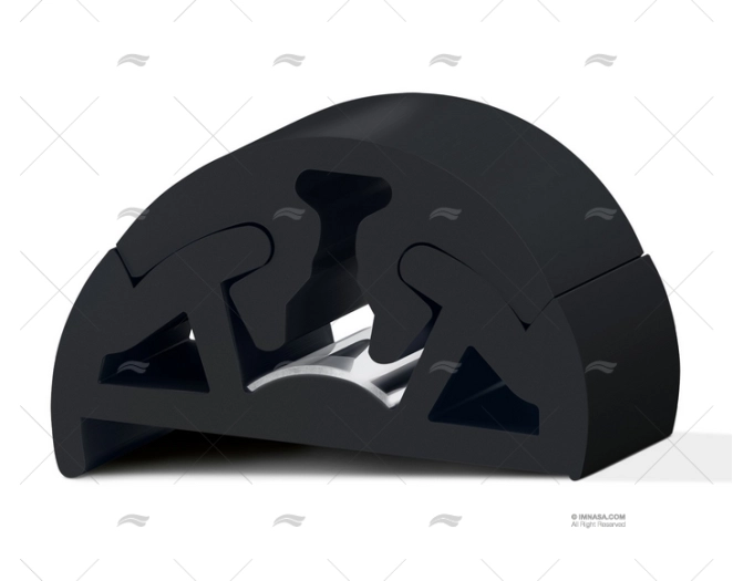 PERFIL PVC BINO H 90 C/DIENTE NEGRO 12m TESSILMARE PERFIL PVC BINO H 90 C/DIENTE NEGRO 12m TESSILMARE