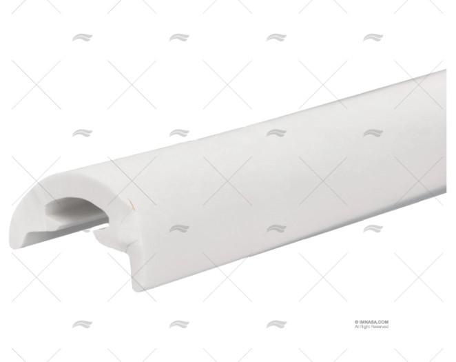 PERFIL PVC RADIAL R 30 BLANCO 1 x 24mt TESSILMARE - Imagen 2