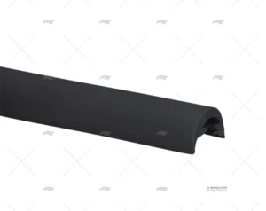 PERFIL PVC RADIAL R 40 NEGRO 1 x 24mt TESSILMARE