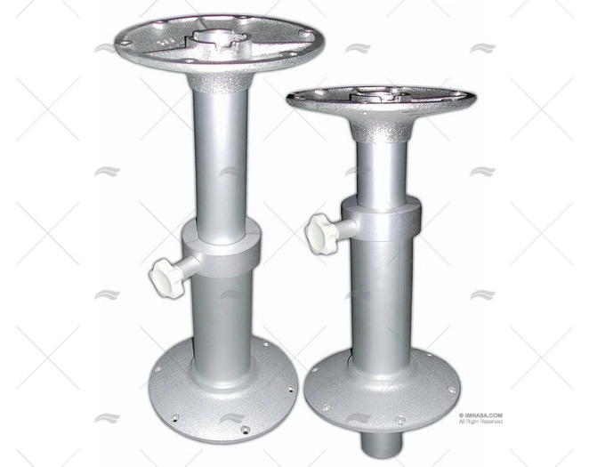 PIE MESA ALUM.ANODI 320-715mm C/BASE SUP BARKA PIE MESA ALUM.ANODI 320-715mm C/BASE SUP BARKA