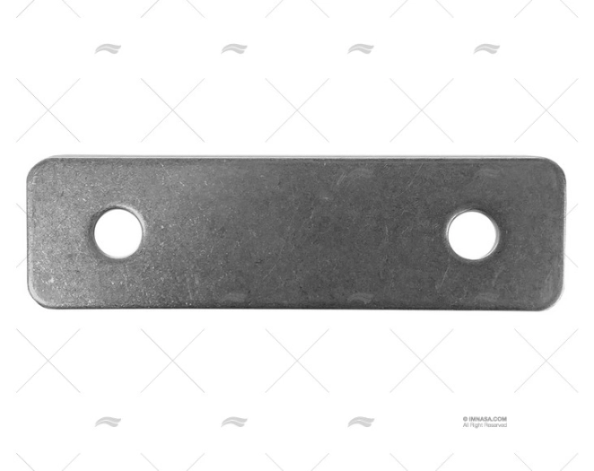 PLACA BASE INOX SS 316 88X30X3mm PLACA BASE INOX SS 316 88X30X3mm