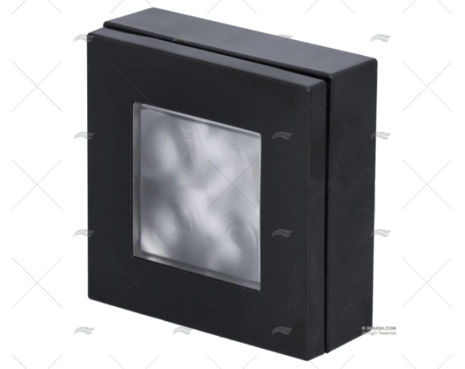 PLAFON CORTESIA NEGRO 12V HELLA MARINE - Imagen 2