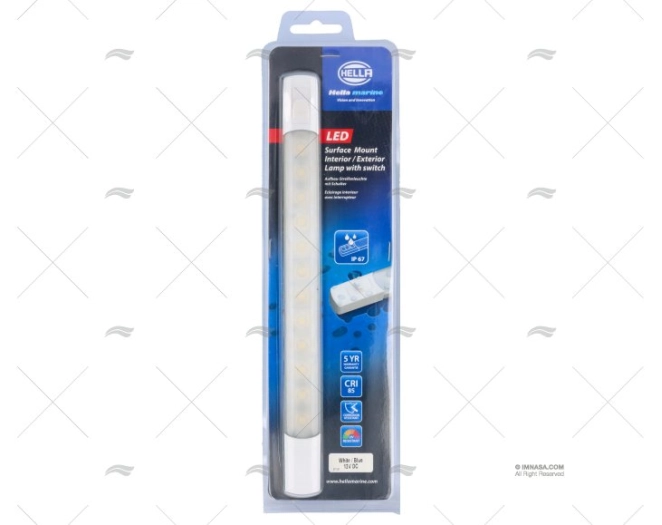 PLAFON LED 12V BLANCO/AZUL HELLA MARINE - Imagen 2