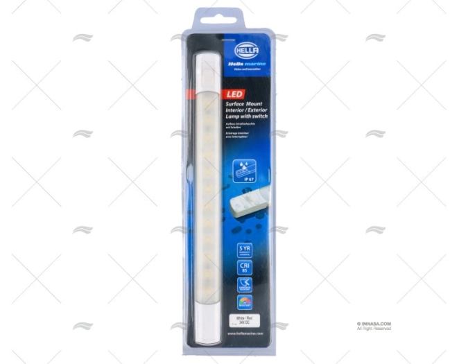 PLAFON LED 24V BLANCO/ROJO HELLA MARINE - Imagen 2