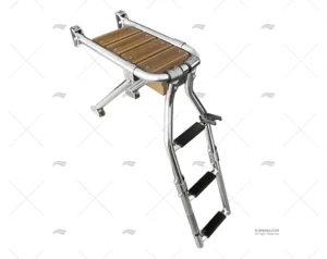 PLATAFORMA INOX C/ESCALERA 270x210mm