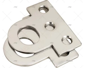 PLATINA RECTA INOX SS 304 2-1/8″ 2U