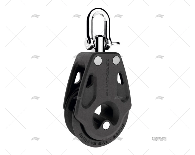 POLEA CONTROL T/4 SIMPLE NEGRA LEWMAR POLEA CONTROL T/4 SIMPLE NEGRA LEWMAR