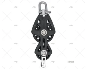 POLEA VIOLIN CON ARRAIGO T-90 NEGRA LEWMAR