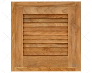 PUERTA PERSIANA TECA 380x380mm ARC MARINE PUERTA PERSIANA TECA 380x380mm ARC MARINE