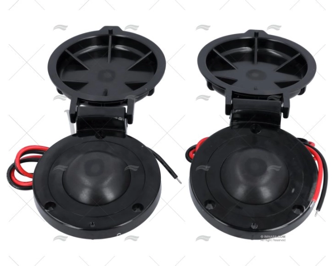 PULSADOR MOLINETE PIE NEGRO 12-24V - Imagen 2