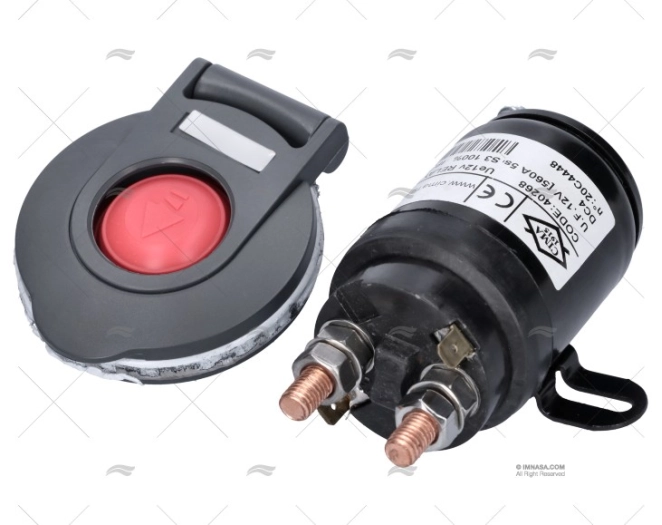 PULSADOR MOLINETE PIE ROJO 12V 140A DOW PULSADOR MOLINETE PIE ROJO 12V 140A DOW