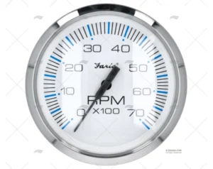 RELOJ TACOMETRO BLANCO 7000RPM FARIA RELOJ TACOMETRO BLANCO 7000RPM FARIA
