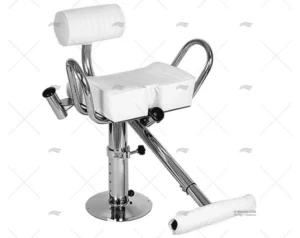 SILLA COMBATE PESCA INOX CON APOYAPIES SILLA COMBATE PESCA INOX CON APOYAPIES