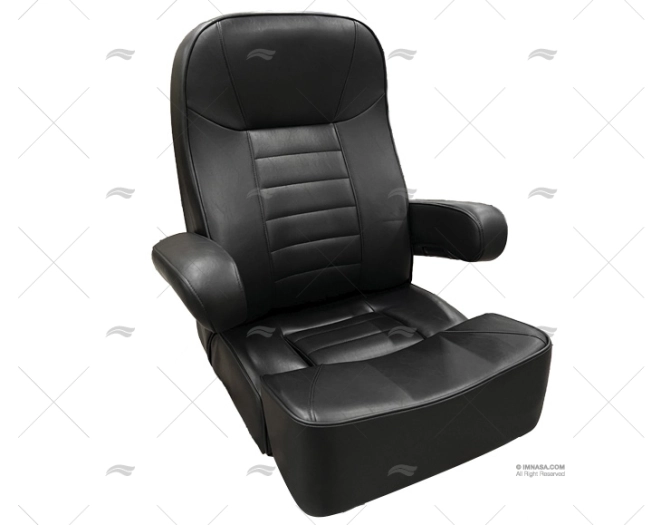 SILLA COMMANDER SEMIPIEL NEGRA SILLA COMMANDER SEMIPIEL NEGRA