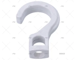 SOPORTE GANCHO NYLON BLANCO 25mm SOPORTE GANCHO NYLON BLANCO 25mm