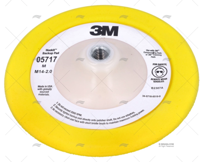 SOPORTE HOOKIT PARA BOINA ROSCA 14mm 3M SOPORTE HOOKIT PARA BOINA ROSCA 14mm 3M