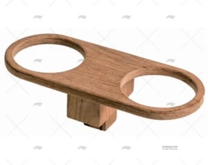 SOPORTE VASO TECA (2) 200x85x60mm ARC MARINE SOPORTE VASO TECA (2) 200x85x60mm ARC MARINE