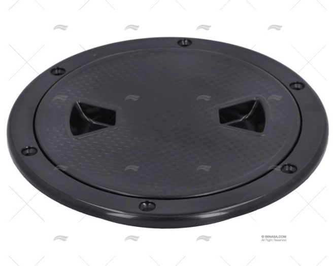 TAPA REGISTRO REDONDO ABS NEGRO 196mm TAPA REGISTRO REDONDO ABS NEGRO 196mm