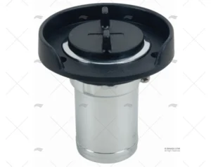 TAPON 38mm ZINC CROMADO/NEGRO PERKO TAPON 38mm ZINC CROMADO/NEGRO PERKO