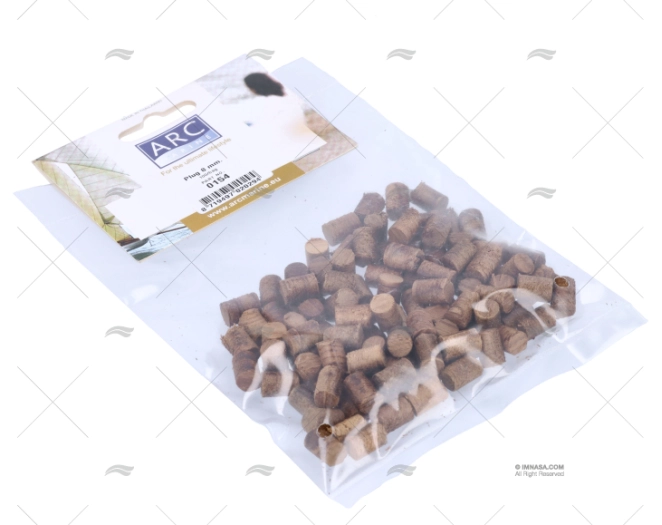 TAPON DE TECA Ø8mm (BOLSA 100 UNIDADES) ARC MARINE TAPON DE TECA Ø8mm (BOLSA 100 UNIDADES) ARC MARINE