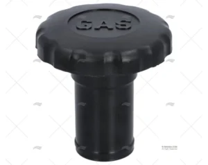 TAPON GAS 38mm PVC NEGRO PERKO TAPON GAS 38mm PVC NEGRO PERKO