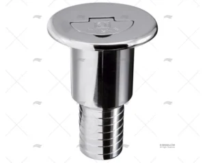 TAPON LARGO LATON CROMADO WASTE 38mm