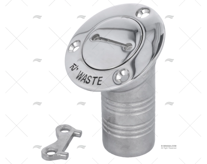 TAPON WASTE 38mm INOX 30º MARINE TOWN TAPON WASTE 38mm INOX 30º MARINE TOWN