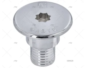 TAPON WINCH LATON CROMADO WASTE 38mm TAPON WINCH LATON CROMADO WASTE 38mm