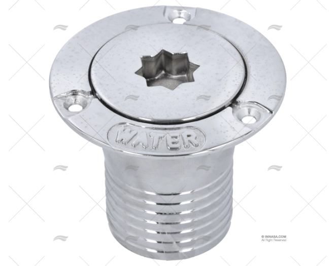 TAPON WINCH/P LATON CROMADO WATER 50mm TAPON WINCH/P LATON CROMADO WATER 50mm