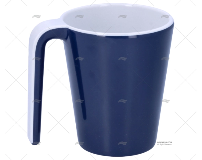 TAZA CAFE 300ml AZUL MELAMINA 6pcs TAZA CAFE 300ml AZUL MELAMINA 6pcs