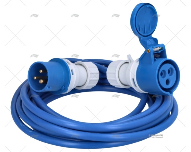 TERMINAL 16A C/CABLE 5m CEE-17+CEE17 IMNASA - Imagen 2