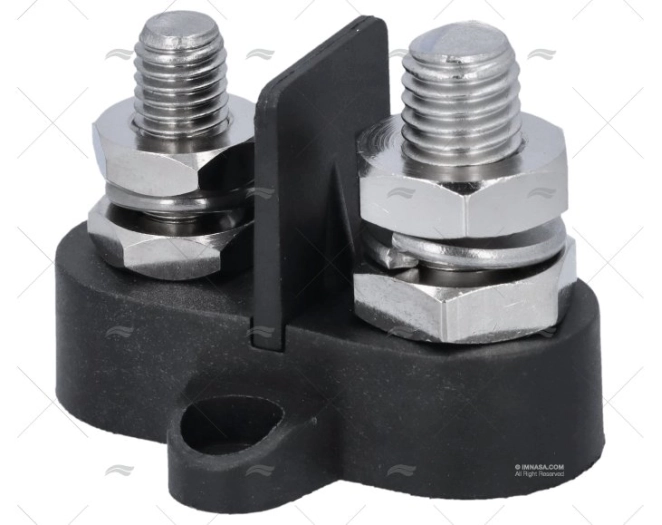 TERMINAL DOBLE NEGRO M8-M10 C/ SEPARADOR TERMINAL DOBLE NEGRO M8-M10 C/ SEPARADOR