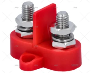 TERMINAL DOBLE ROJO M8 C/ SEPARADOR TERMINAL DOBLE ROJO M8 C/ SEPARADOR
